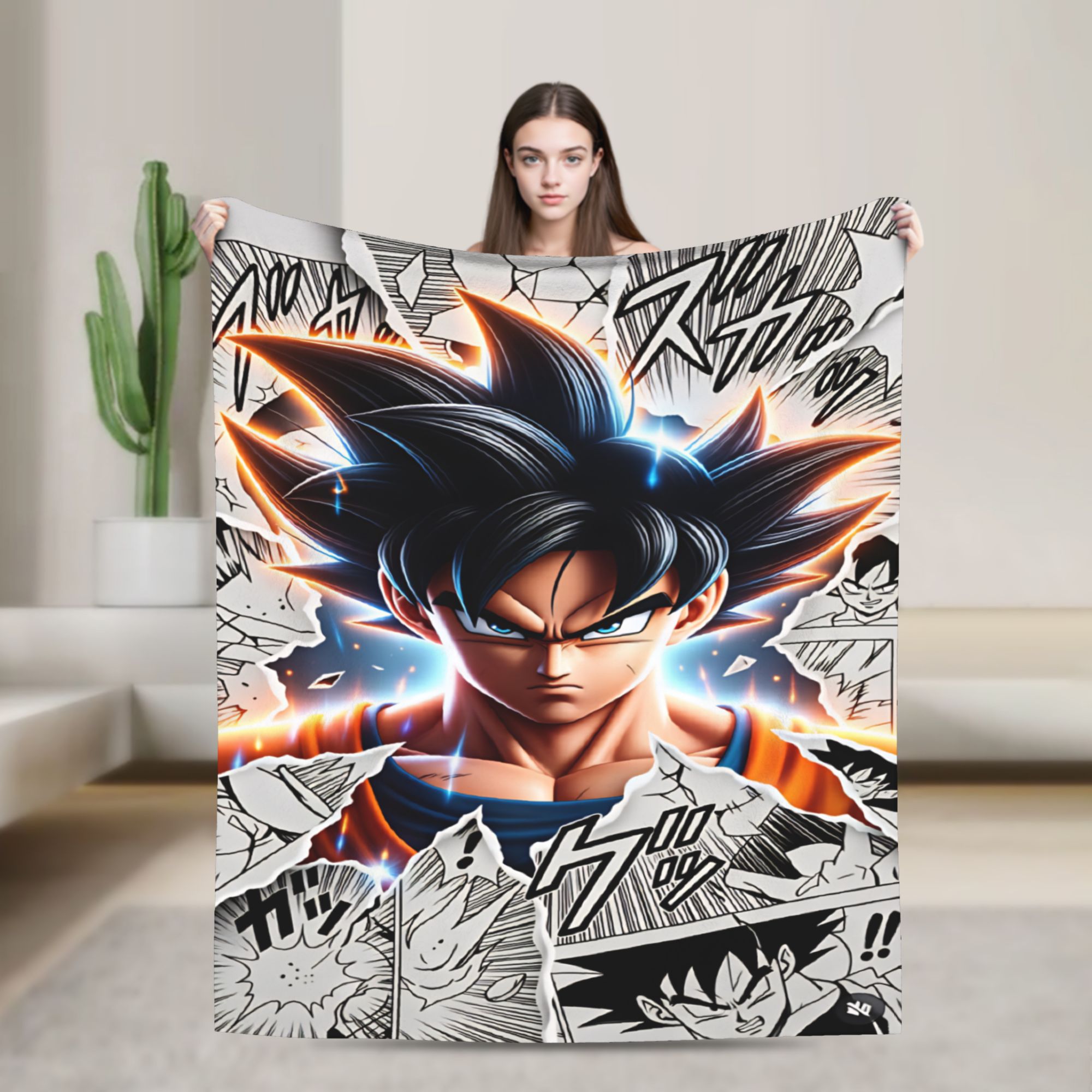 Home Office Trend - Anime D-Dragons B-Balls Flannel Blankets for