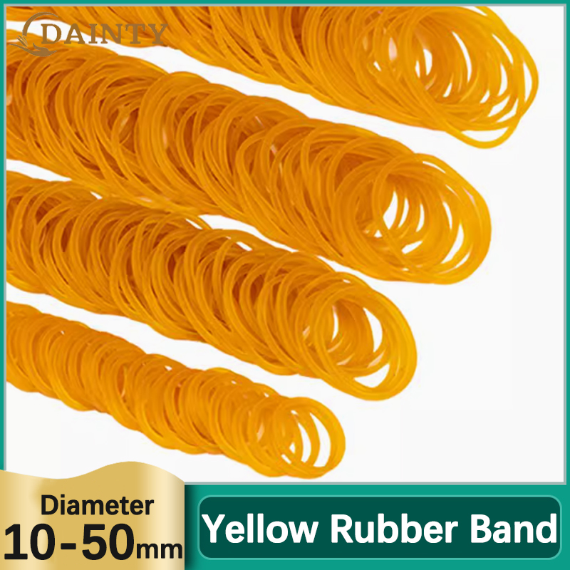Home Office Freelancer - Yellow O Rings Rubber Band Stretchable