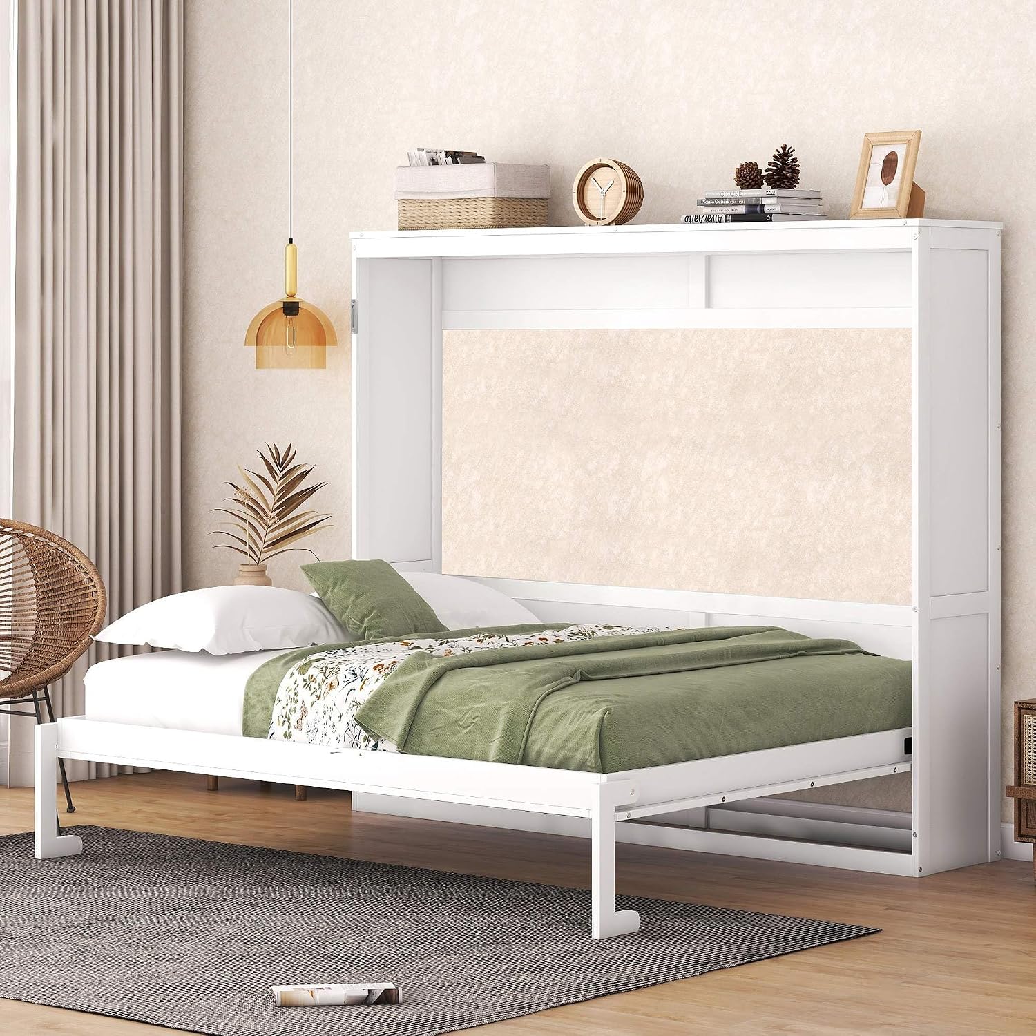 Home Office Guest Room - Full Size Wall Bed Space-Saving Fold