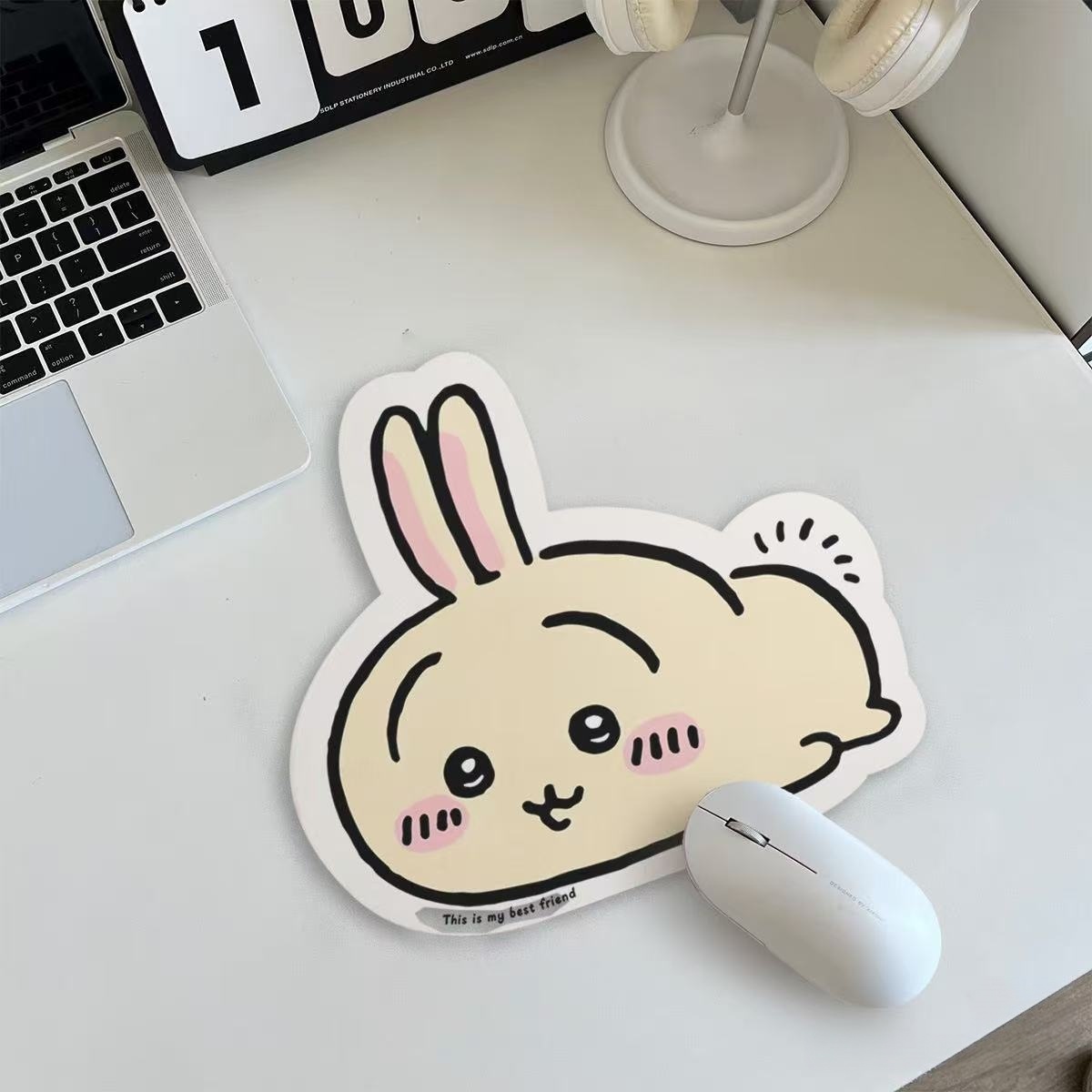 Chiikawa Cartoon Jiyi Usagi Ha - Desk Mat Leather review and price