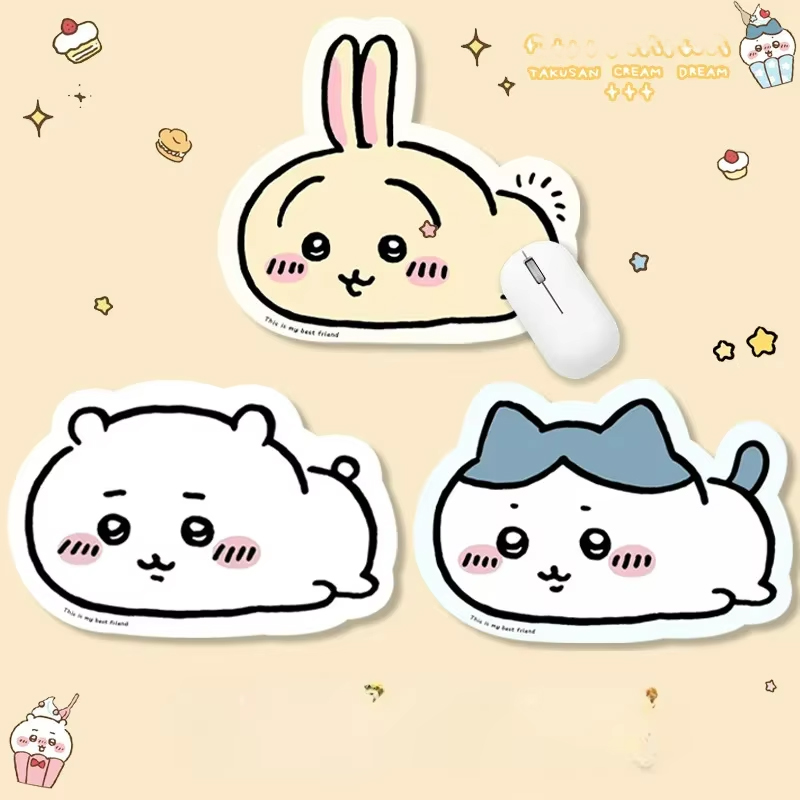 Chiikawa Cartoon Jiyi Usagi Ha - Desk Mat Leather review and price