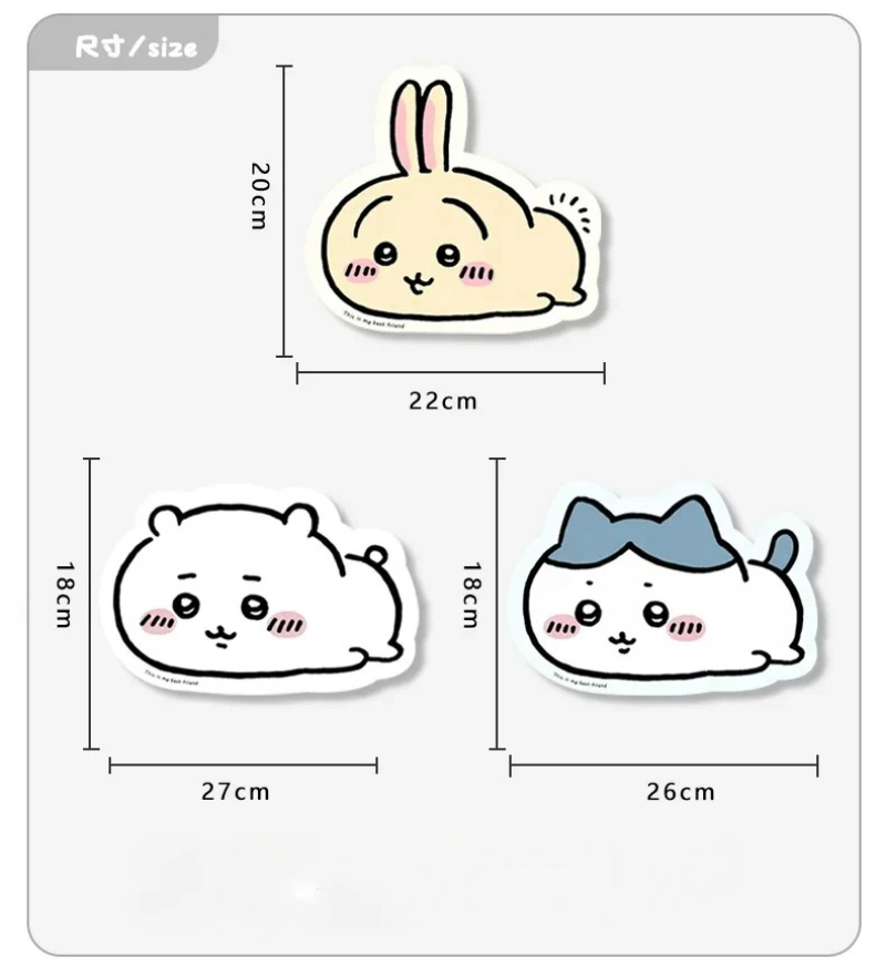 Chiikawa Cartoon Jiyi Usagi Ha - Desk Mat Leather review and price