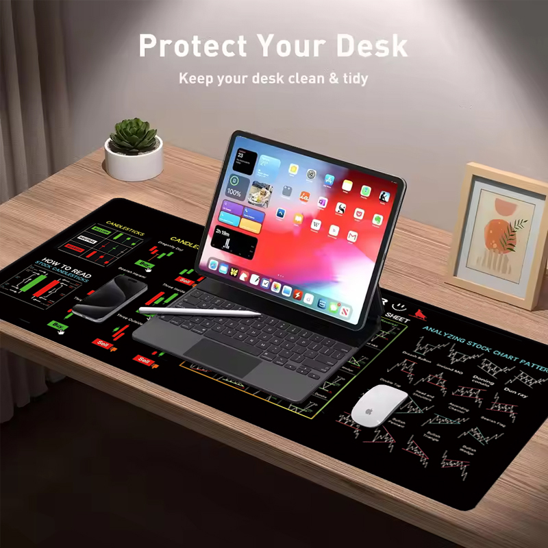 EXCO Stock Market Trader Leath - Desk Mat Leather review and price