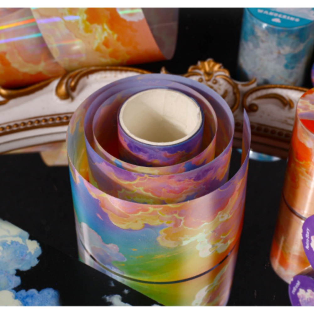 50mm X 2m PET Sky Clouds Tape  - Home Office 2M X 2M review and price