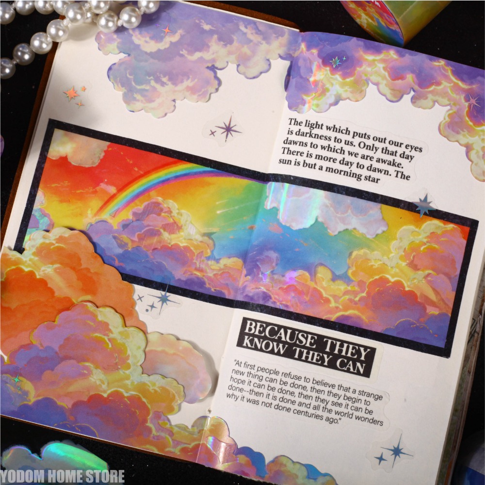 50mm X 2m PET Sky Clouds Tape  - Home Office 2M X 2M review and price