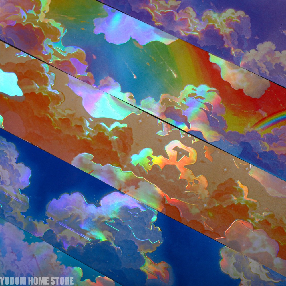 50mm X 2m PET Sky Clouds Tape  - Home Office 2M X 2M review and price