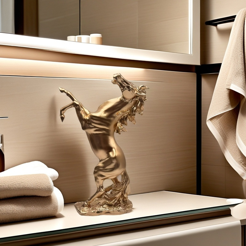 Light luxury resin ornament me - Home Office Means review and price