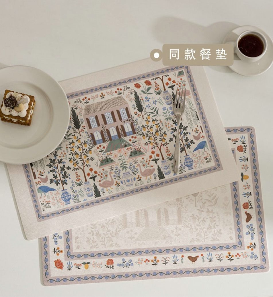 1pcs Middle aged pastoral leat - Desk Mat Leather review and price