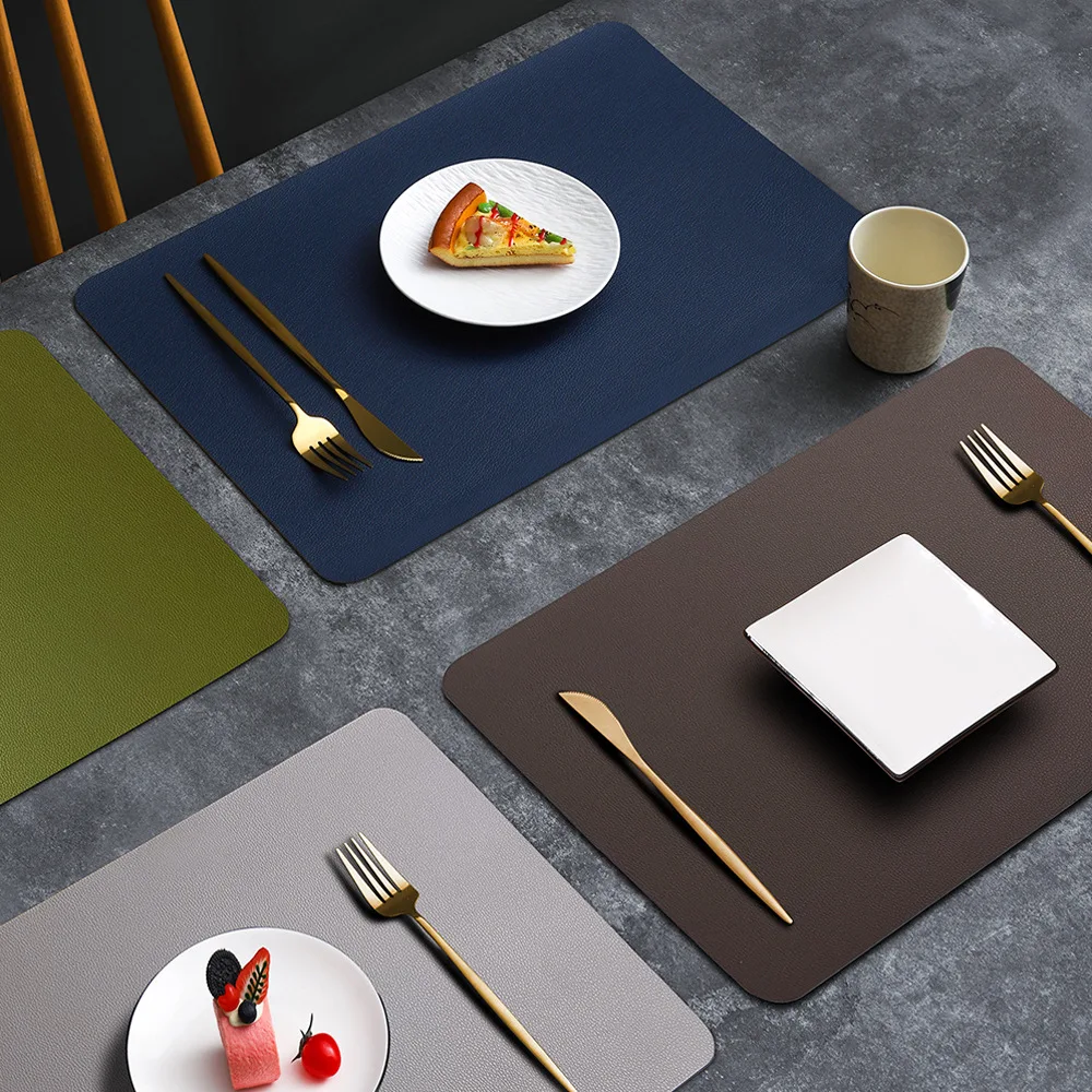 PVC Double-sided Leather Dinin - Desk Mat Leather review and price