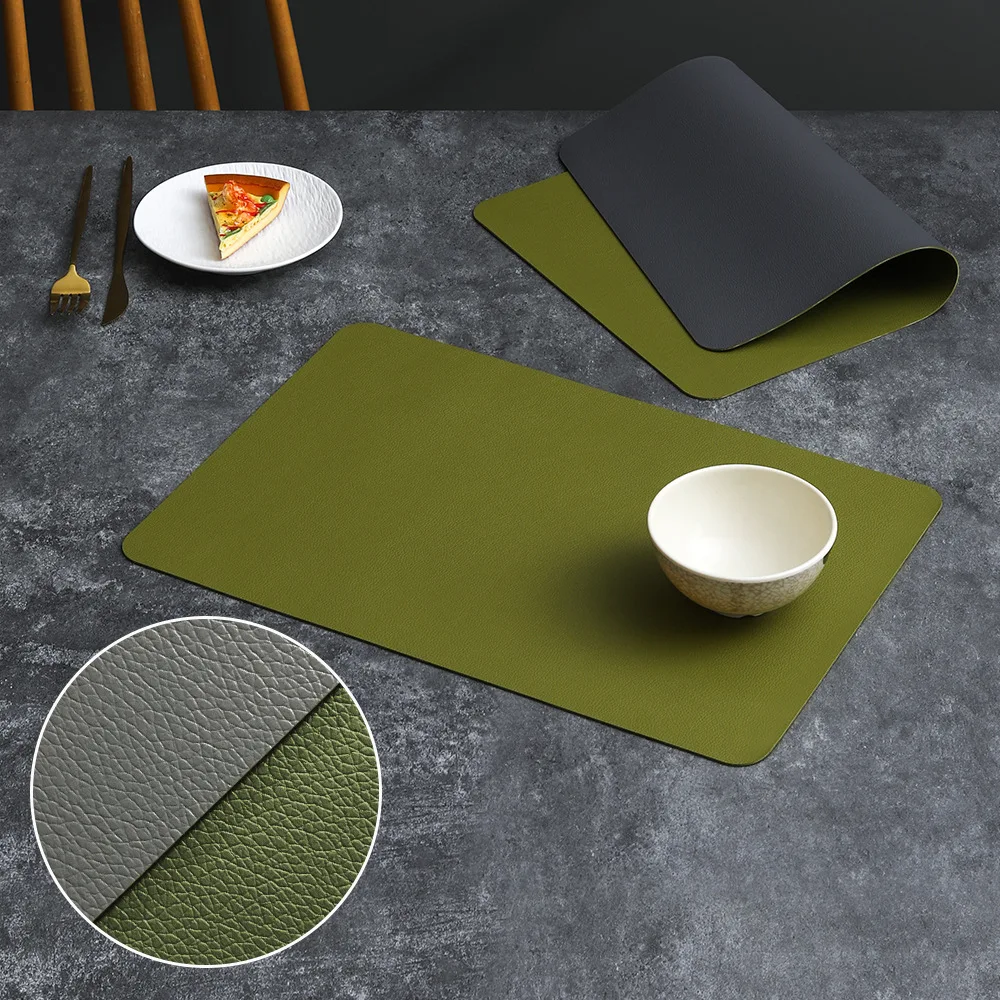 PVC Double-sided Leather Dinin - Desk Mat Leather review and price