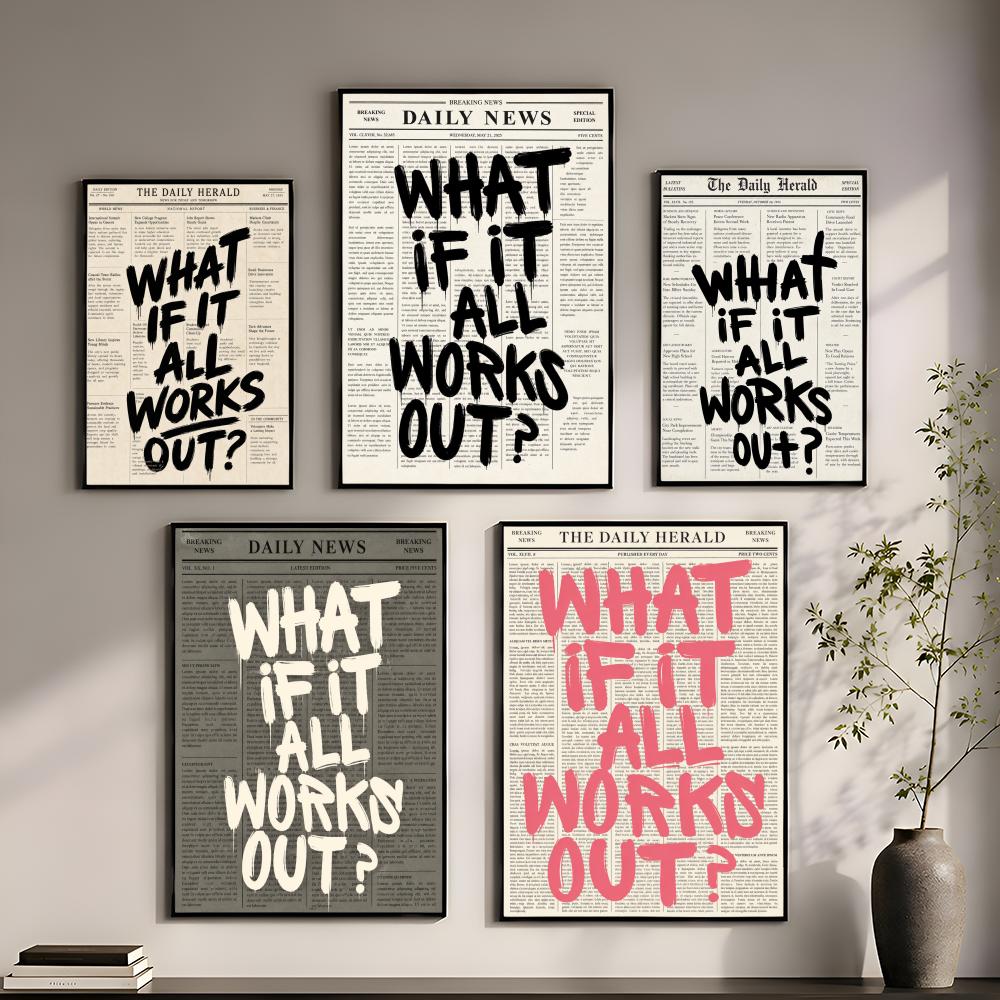 Newspaper - What If It All Wor - Home Office What Is It review and price