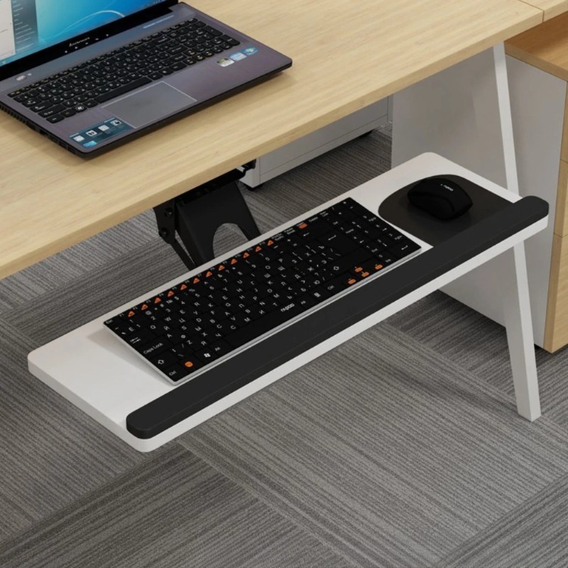 Keyboard Tray Under Desk Slidi - Wrist Rest Pad review and price