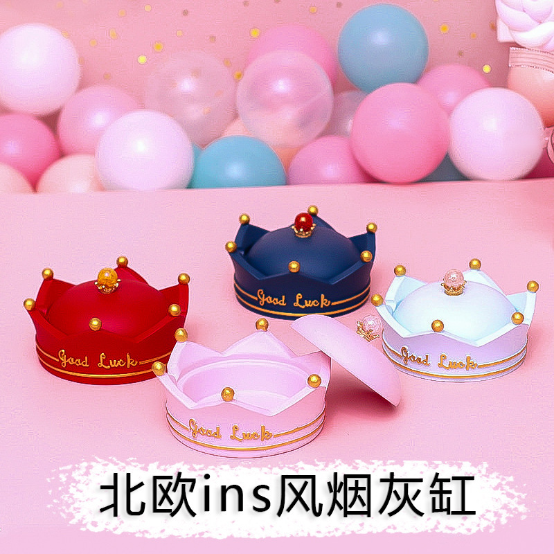 Crown ashtray, lady ashtray. P - Home Office Trend review and price