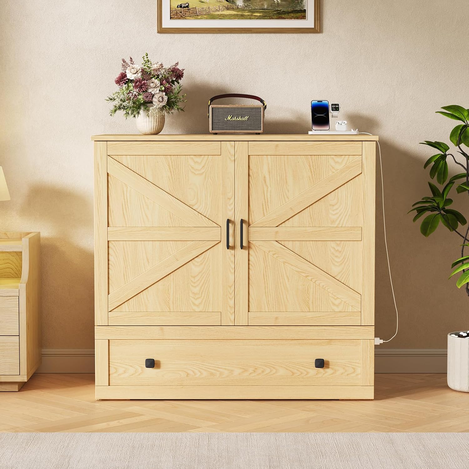 Space Saving Murphy Bed Chest  - Home Office Guest Room review and price