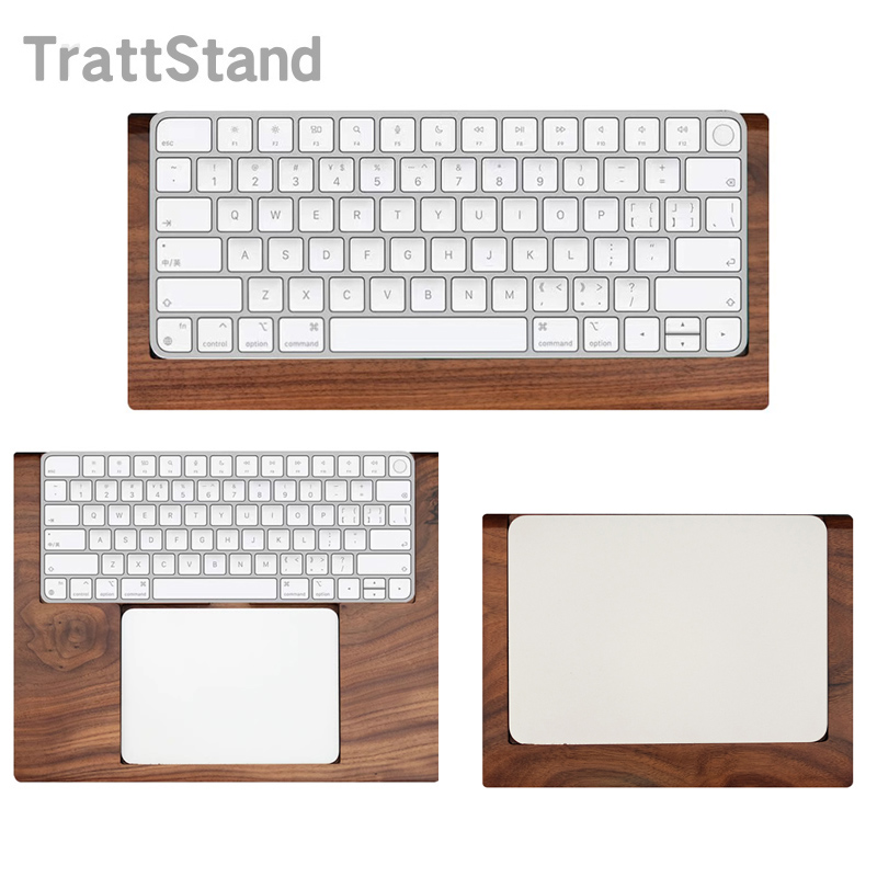 2 in 1 Walnut Solid Wooden Tra - Wrist Rest Pad review and price