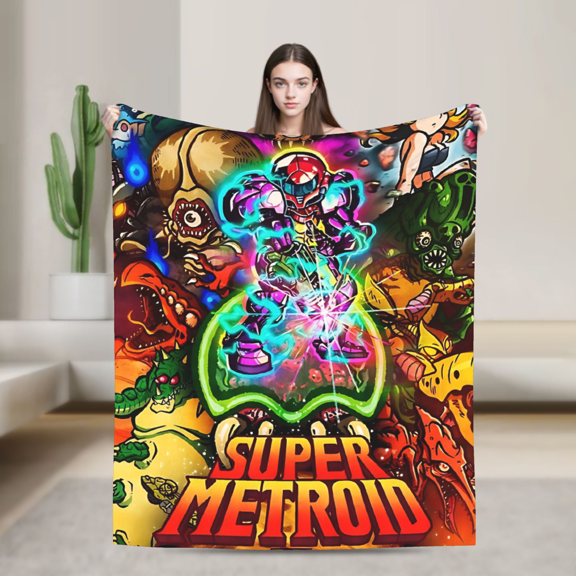 Metroids Hero Game  Flannel Bl - Home Office Trend review and price