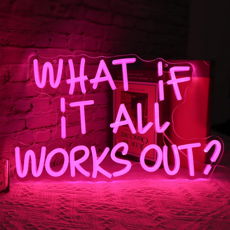 What If It All Works Out Neon  - Home Office What Is It review and price