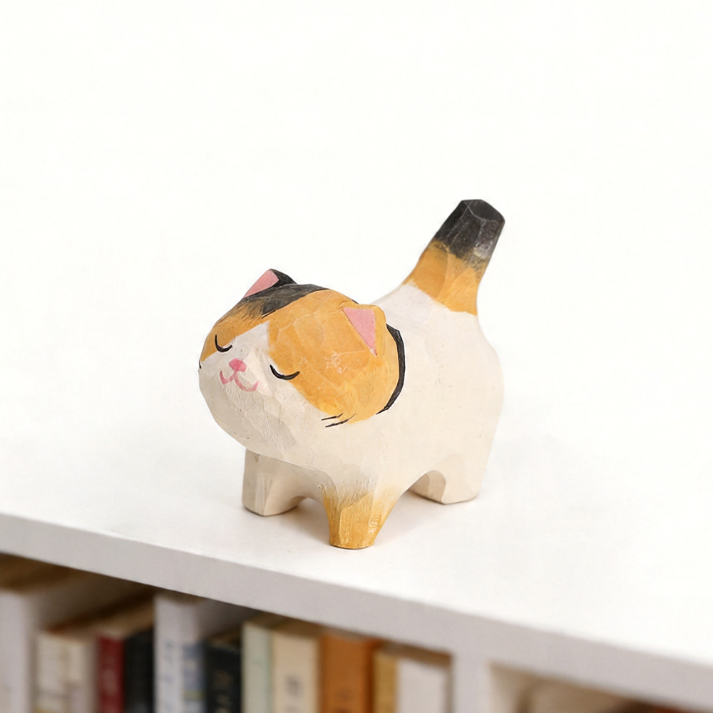Cute Golden Gradient Cat Figur - Home Office Freelancer review and price