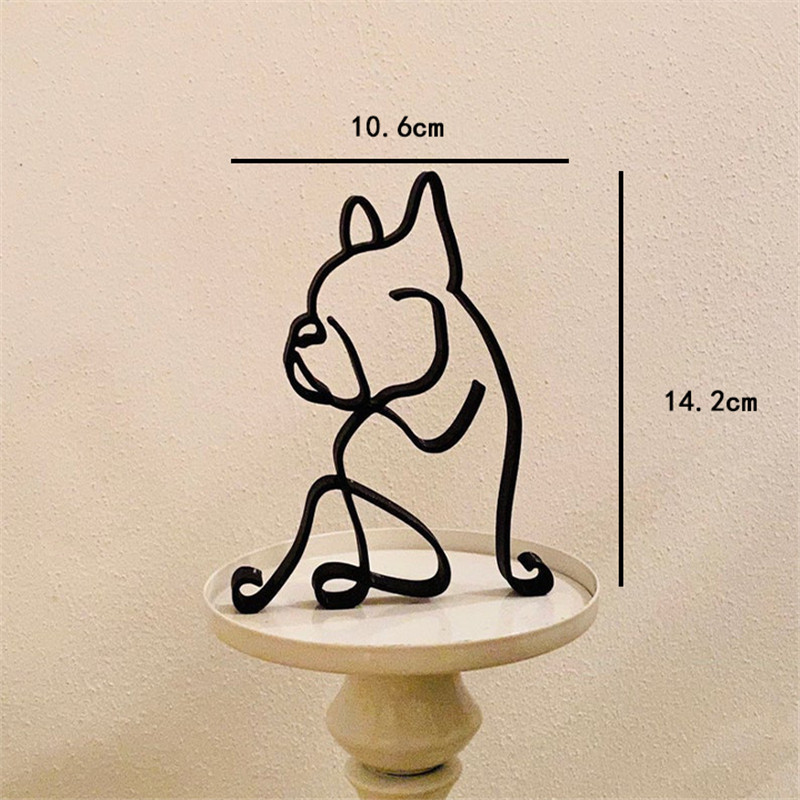Dog Art Sculpture Metal Dog Ab - Home Office Freelancer review and price