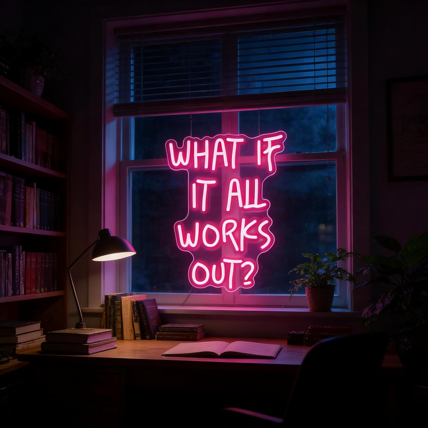 What If It All Works Out? Neon - Home Office What Is It review and price