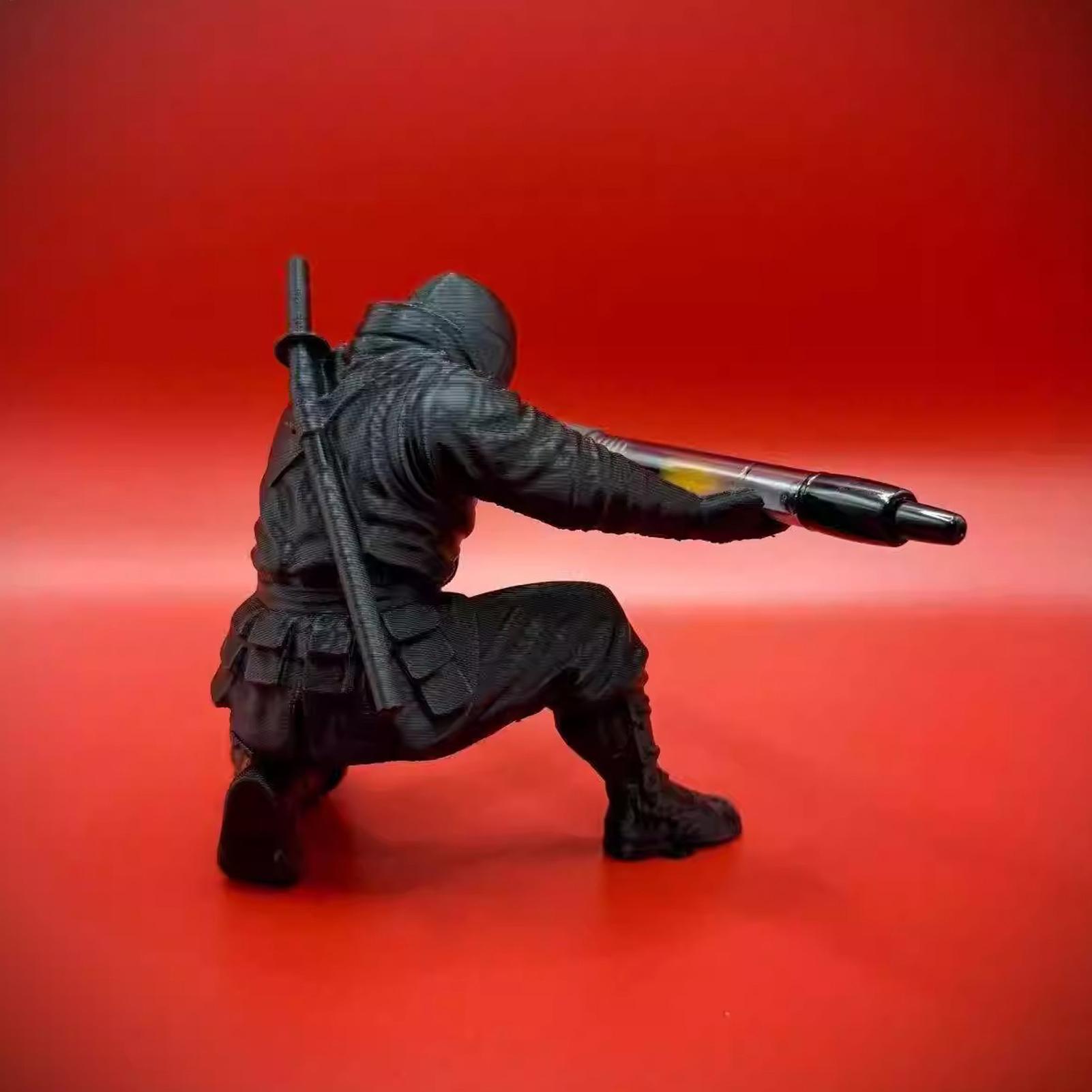 Ninja style Figure 3D Printed  - Home Office Freelancer review and price