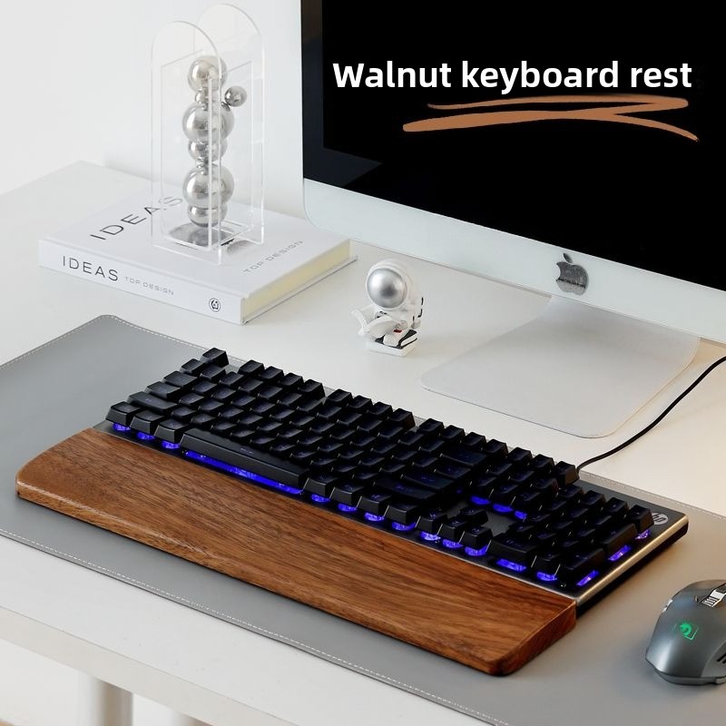 Solid Wood Keyboard Palm Rest  - Wrist Rest Pad review and price