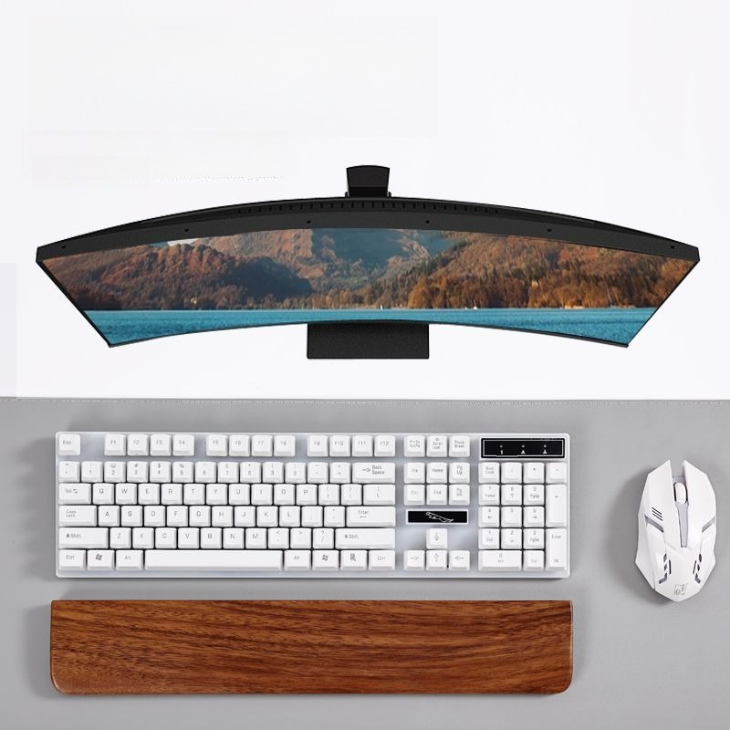 Solid Wood Keyboard Palm Rest  - Wrist Rest Pad review and price
