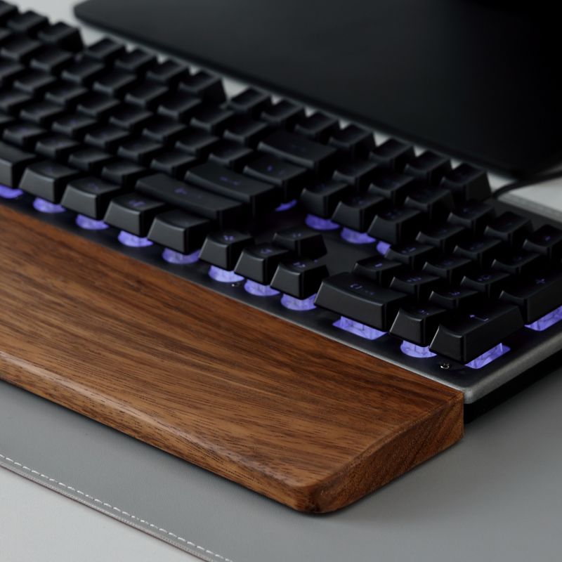 Solid Wood Keyboard Palm Rest  - Wrist Rest Pad review and price