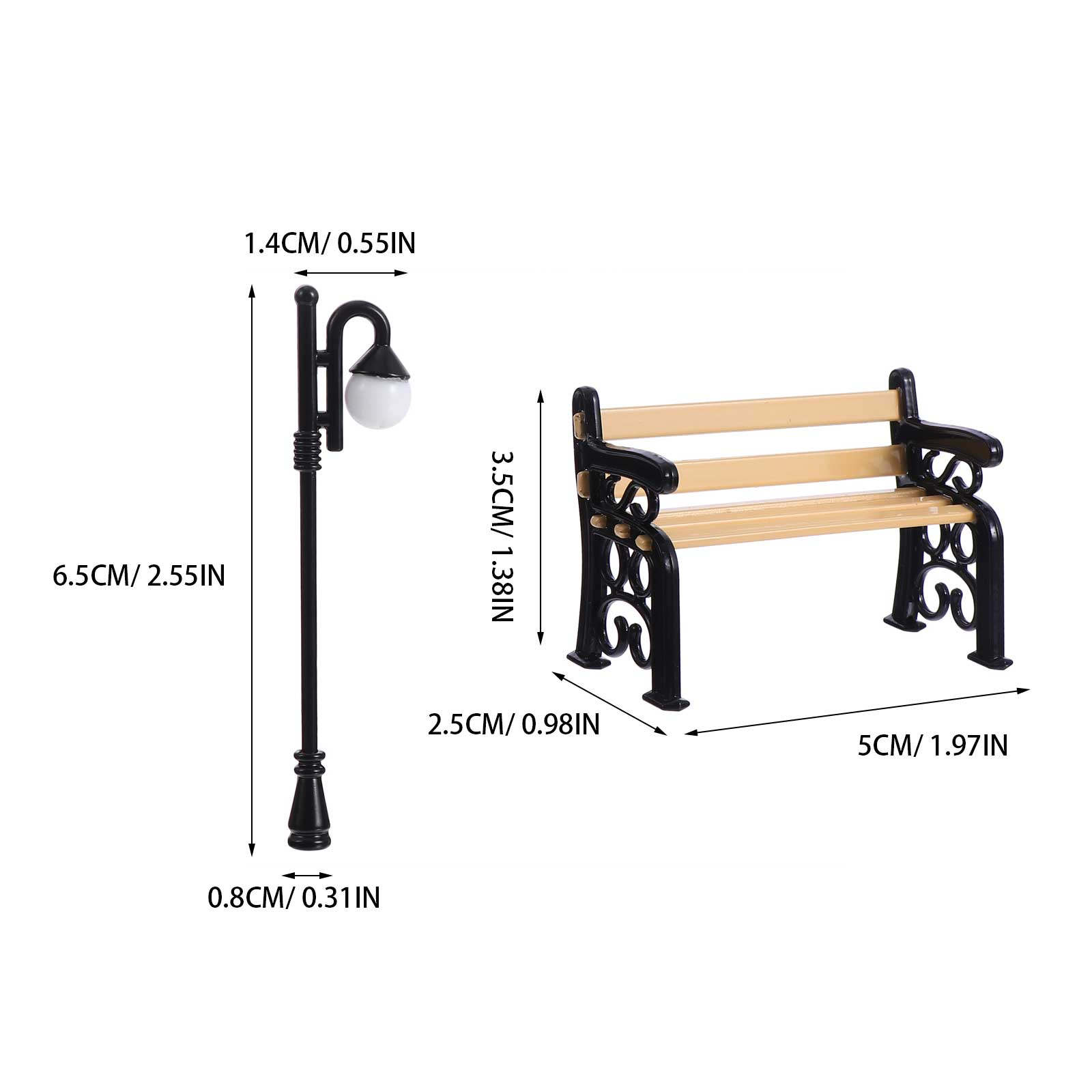2Pcs Miniature Chair and Stree - Home Office Setup Ideas review and price