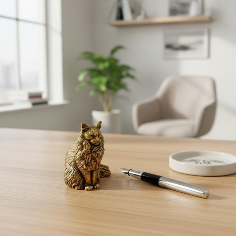 Maine Coon Miniature Figurine  - Home Office Freelancer review and price