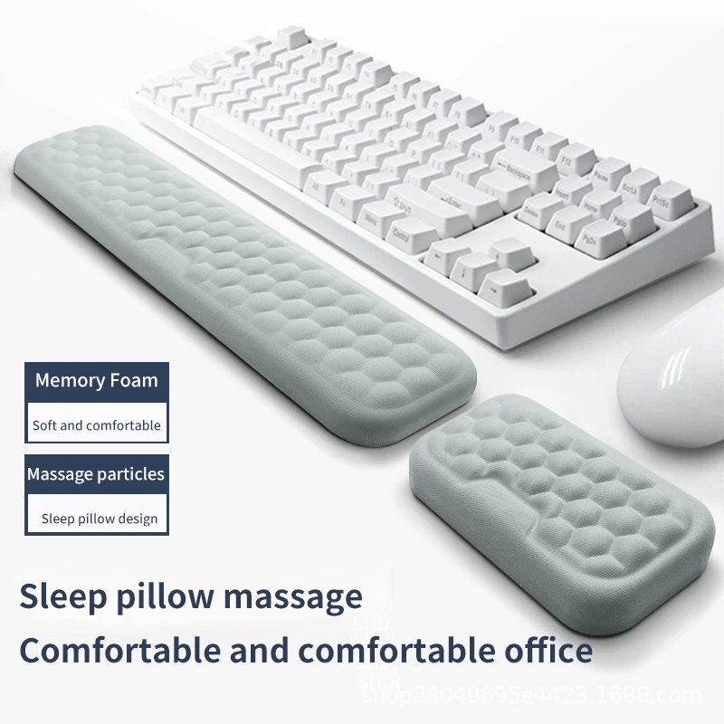Ergonomic Memory Foam Gaming D - Wrist Rest Pad review and price