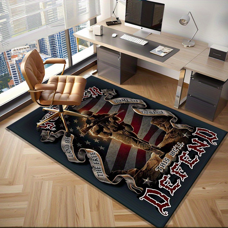 American Soldier Patriotic Rug - Home Office Design Ideas review and price
