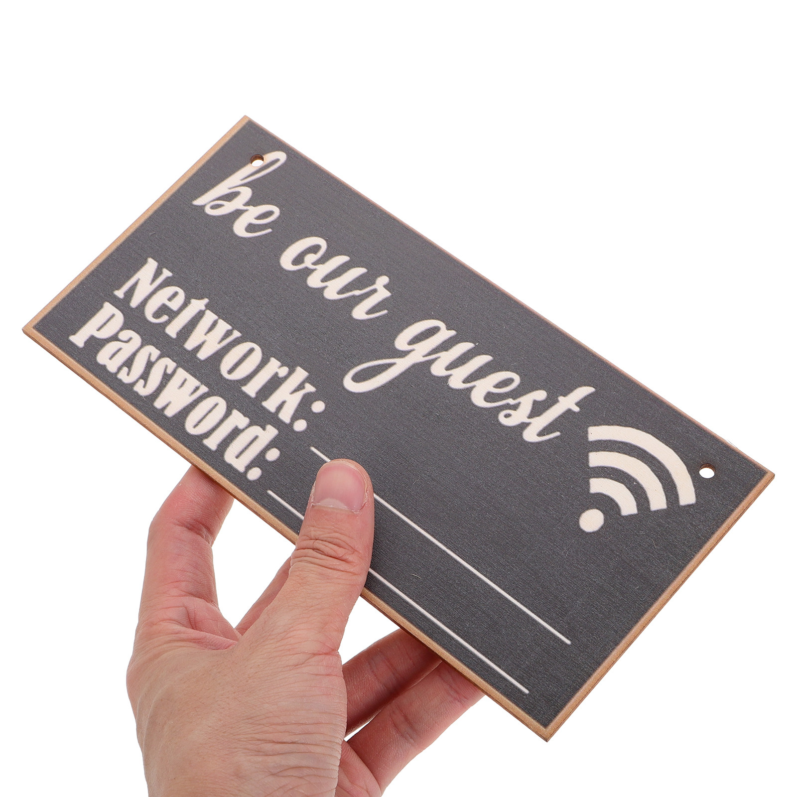 2Pcs Wooden WiFi Password Sign - Home Office Guest Room review and price