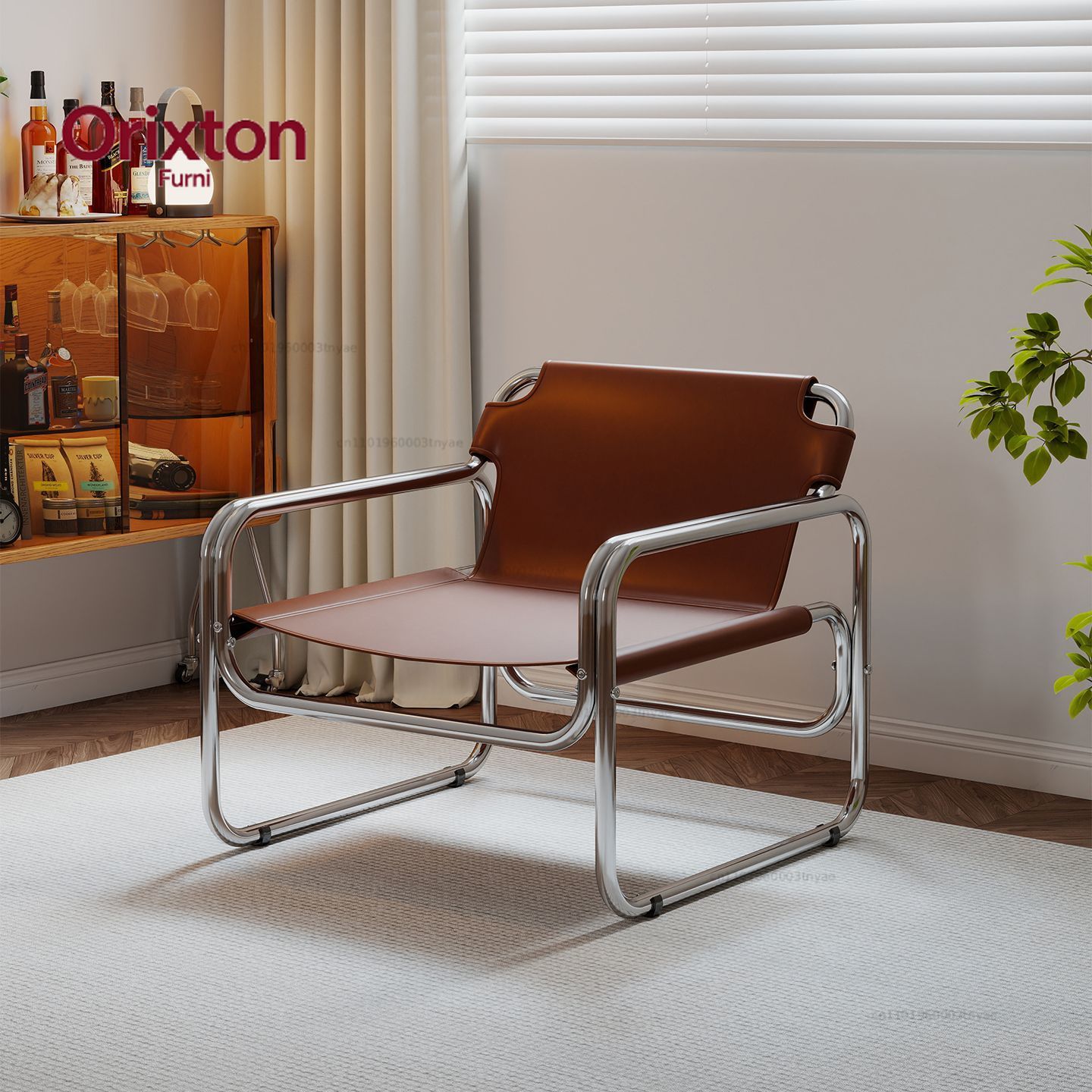 Modern Leather Accent Armchair - Home Office Guest Room review and price