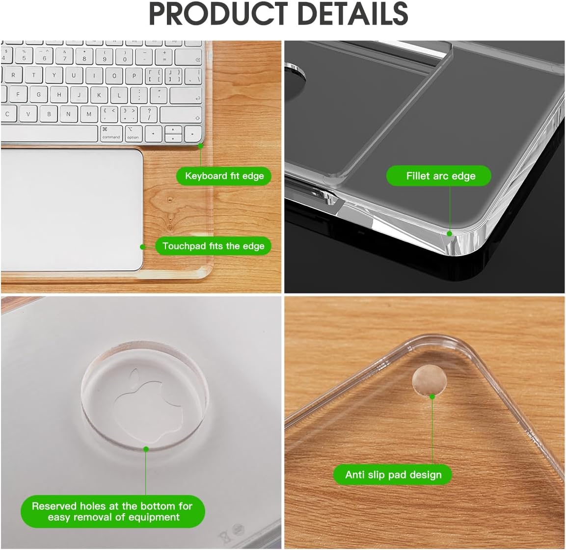 Transparent Acrylic Keyboard S - Wrist Rest Pad review and price