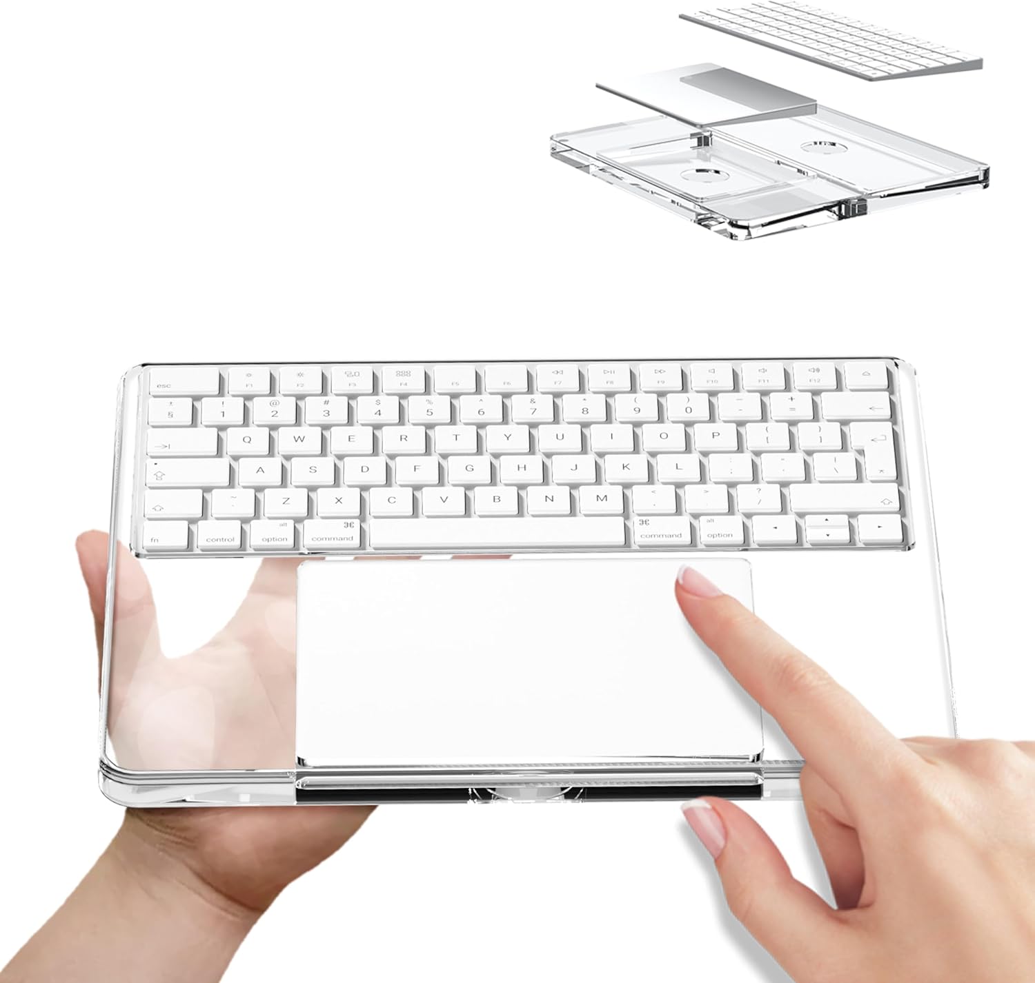 Transparent Acrylic Keyboard S - Wrist Rest Pad review and price