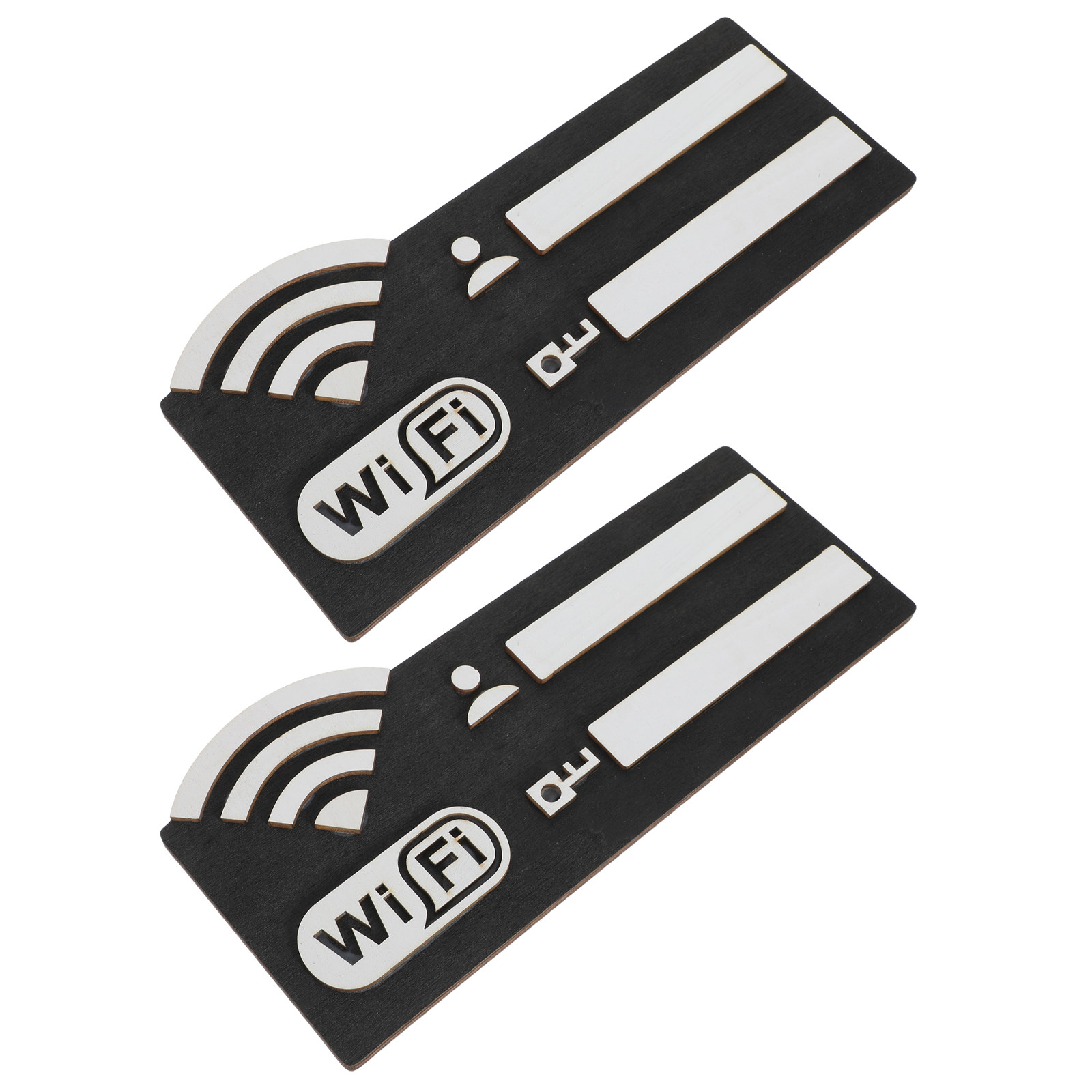 2Pcs Wooden WiFi Password Sign - Home Office Guest Room review and price