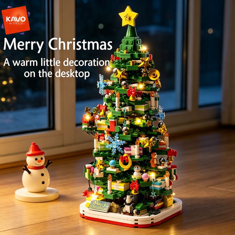 KAVOWORLD 1024pcs Christmas Tr - Home Office Setup Ideas review and price