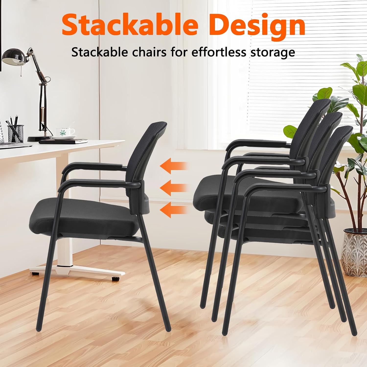 Black Stacking Chairs Stackabl - Home Office Guest Room review and price